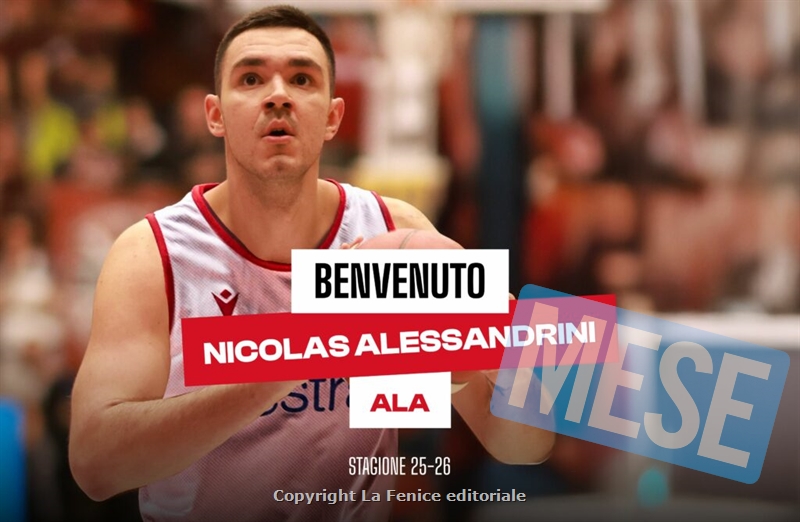 Estra Pistoia Basket firma Nicolas Alessandrini
