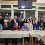 I partecipanti alla cena